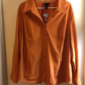 Lane Bryant button up blouse 26/28